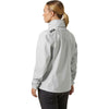 Helly Hansen Women's Grey Fog Crew Hooded Jacket 2.0