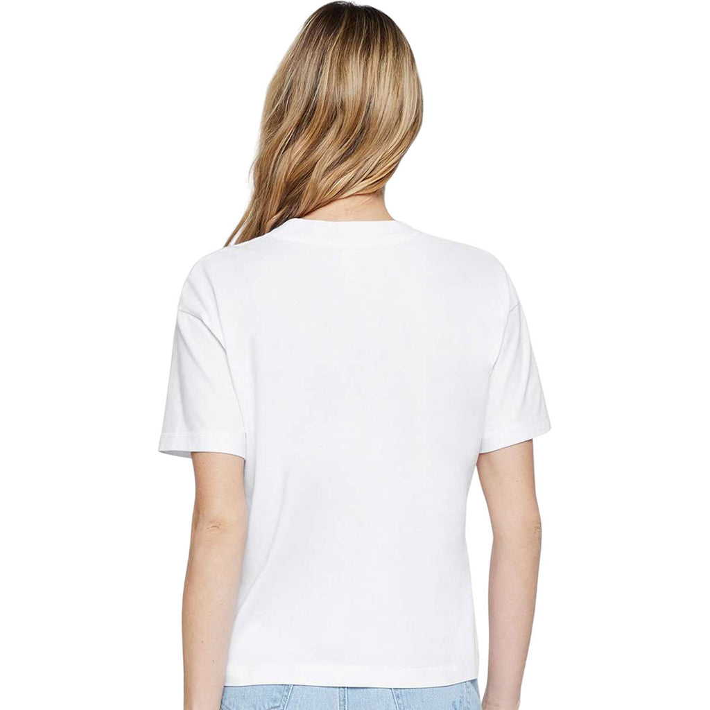 LAT Unisex White Crew Tee