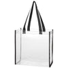 Hit Clear with Black Trim Clear Tote Bag