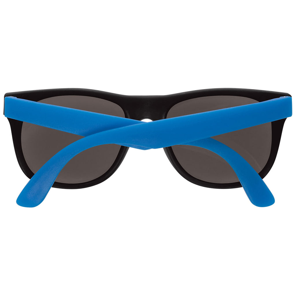 Hit Blue Rubberized Sunglasses