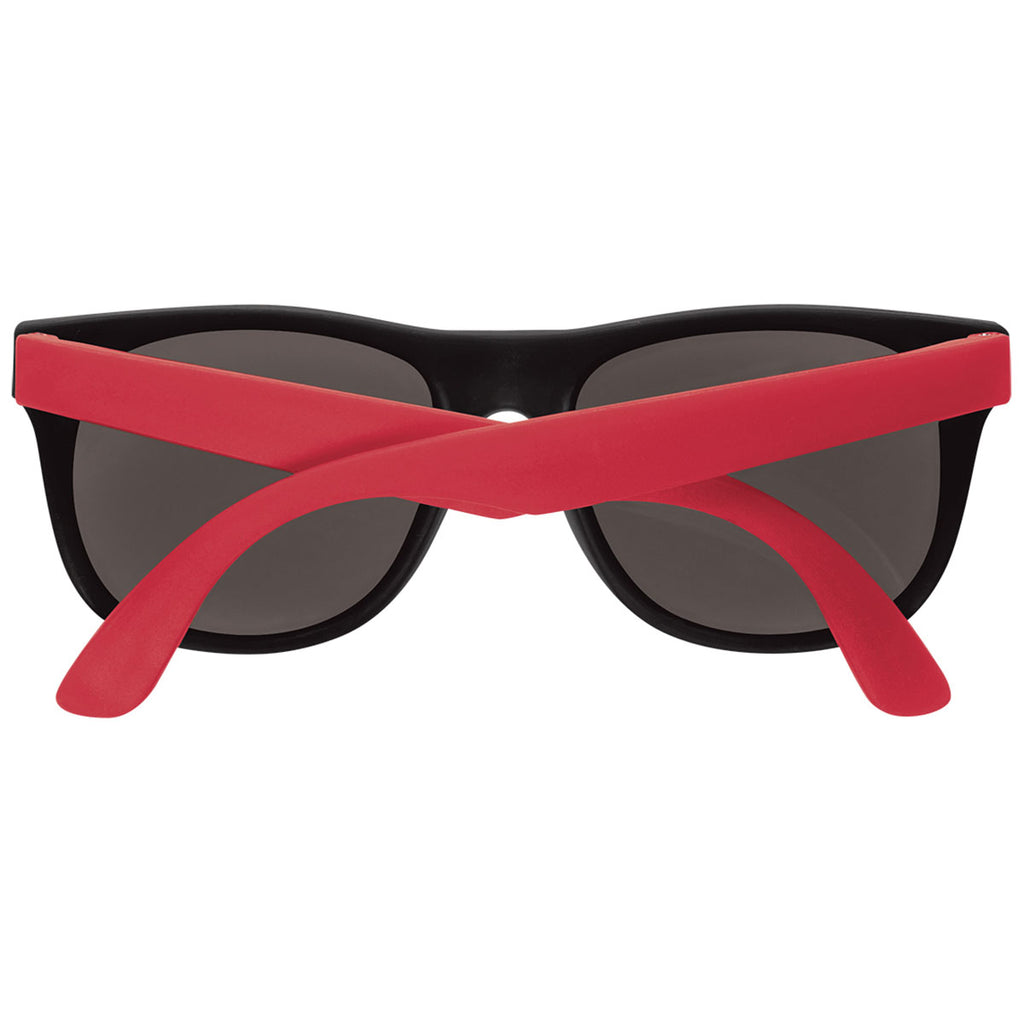 Hit Red Rubberized Sunglasses