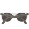 Hit White/Grey Rubberized Sunglasses