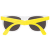 Hit White/Yellow Rubberized Sunglasses