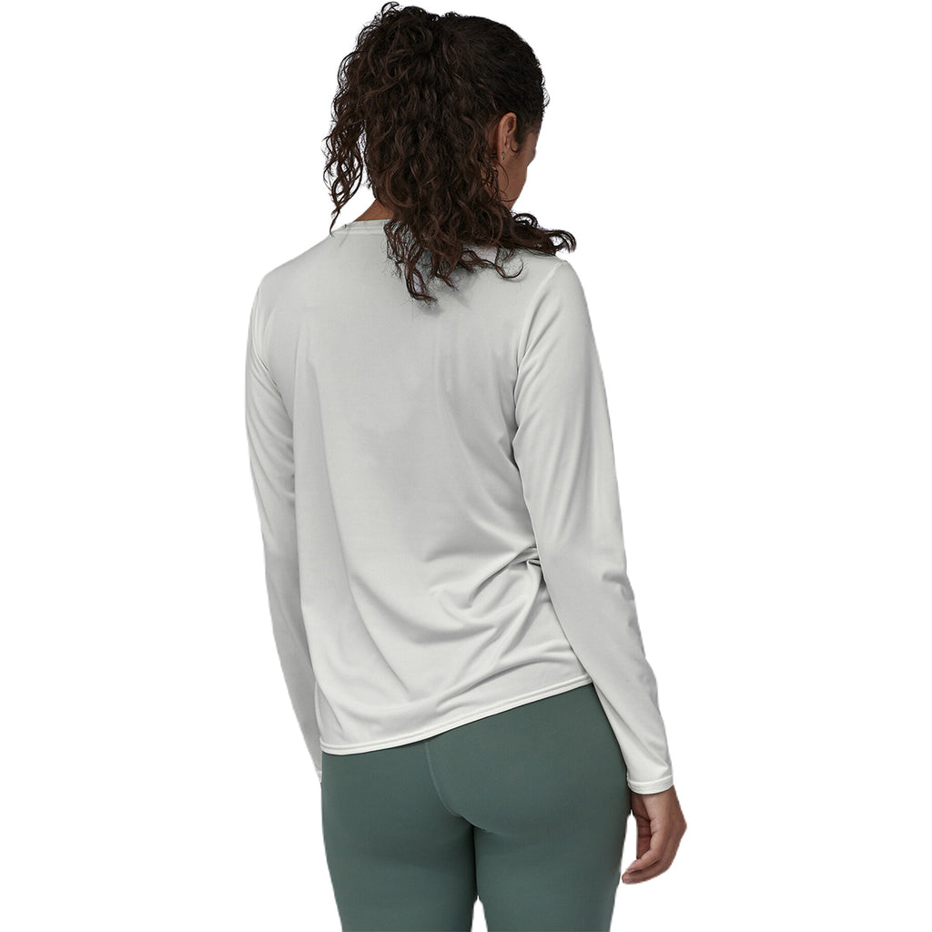 Patagonia Women's White Long-Sleeved Capilene Cool Daily Shirt