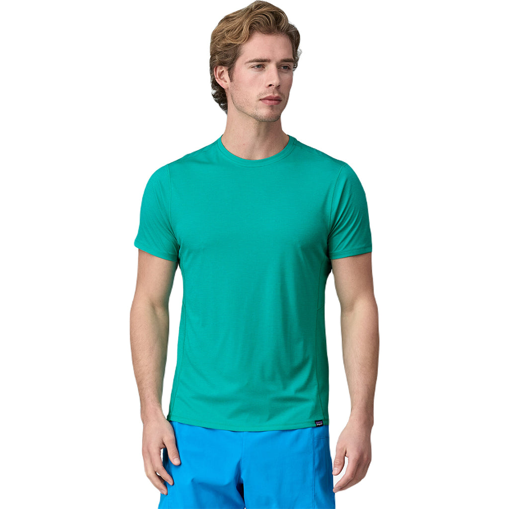 Patagonia Men's Subtidal Blue - Light Subtidal Blue X-Dye Cap Cool Lightweight Shirt