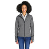 Charles River Women's Steel Grey Axis Soft Shell Jacket