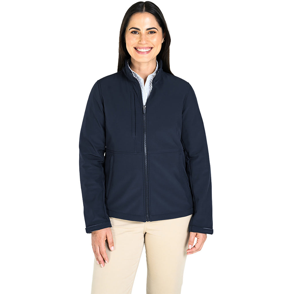 Charles River Women's Navy Supreme Soft Shell Jacket