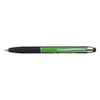 GoodValue Green with Black Ink Metallic Cool Grip Stylus Pen