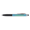 GoodValue Turquoise with Black Ink Metallic Cool Grip Stylus Pen