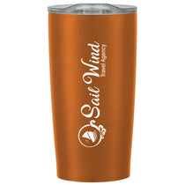 Hit Metallic Orange with Clear Lid 20 Oz. Himalayan Tumbler