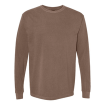 Comfort Colors Unisex Espresso Garment-Dyed Heavyweight Long Sleeve T-Shirt