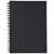 Hit Black Rubbery Spiral Notebook