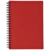 Hit Red Rubbery Spiral Notebook