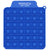 Hit Royal Blue Push Pop Square Stress Reliever Game