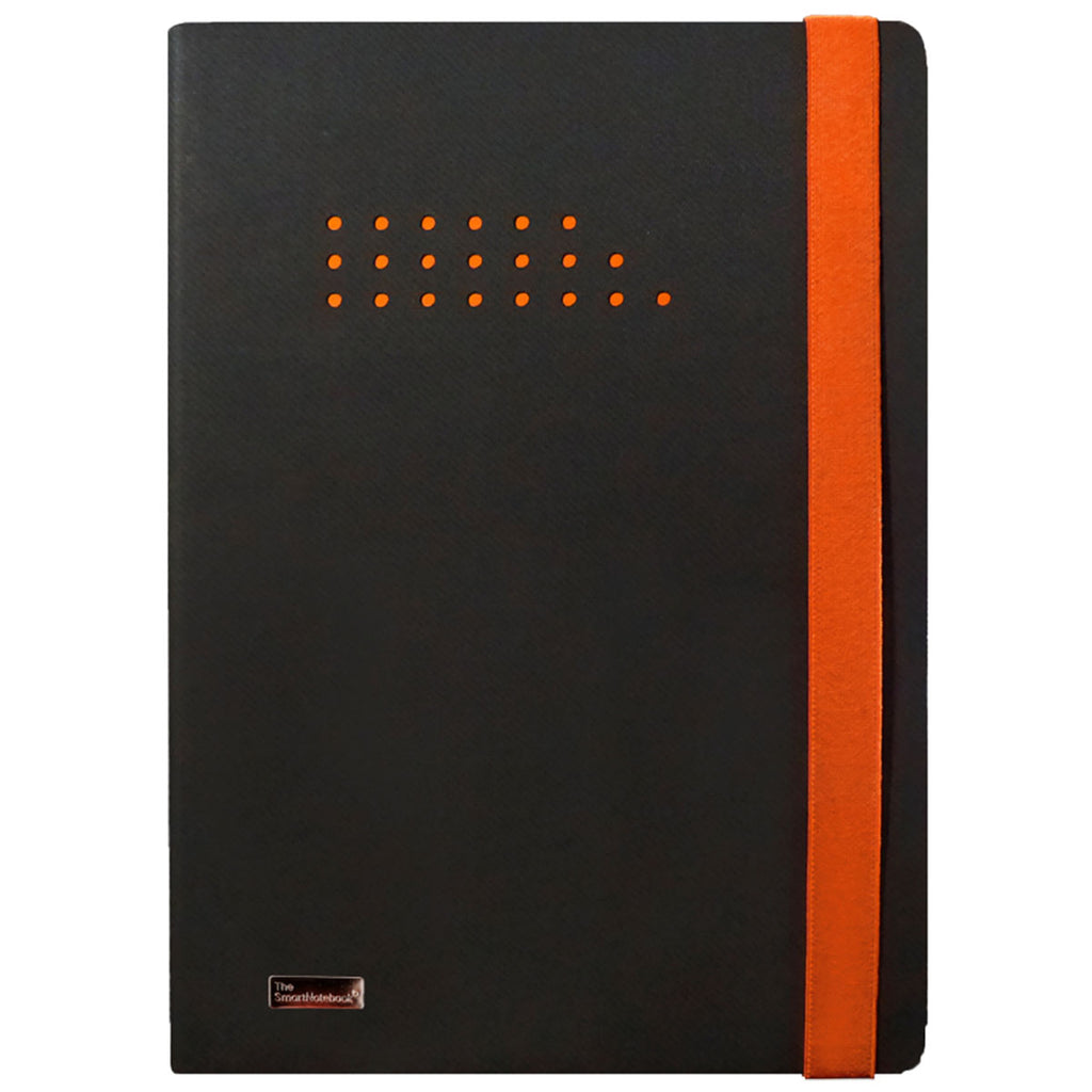 The Smartnotebook Black With Orange Smart Flex