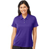 adidas Golf Women's Collegiate Purple Performance Sport Shirt