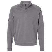 Adidas Men's Grey Three Club Quarter Zip Pullover