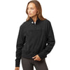 Adidas Women's Black Fleece Quarter Zip Pullover