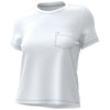 A. PUTNAM Women's Bright White Pocket Tee