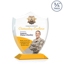 St. Regis Amber Scudo Shield Award 6.25