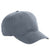 Big Accessories Steel Grey Brushed Twill Structured Cap