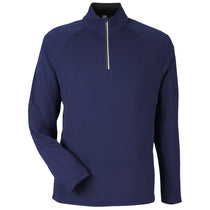 Core 365 Men's Classic Navy/Carbon Origin Performance Pique Quarter Zip