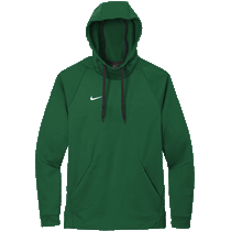 Nike Men's Team Dark Green Therma-FIT Pullover Fleece Hoodie