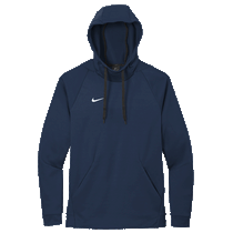 Nike Men's Team Navy Therma-FIT Pullover Fleece Hoodie