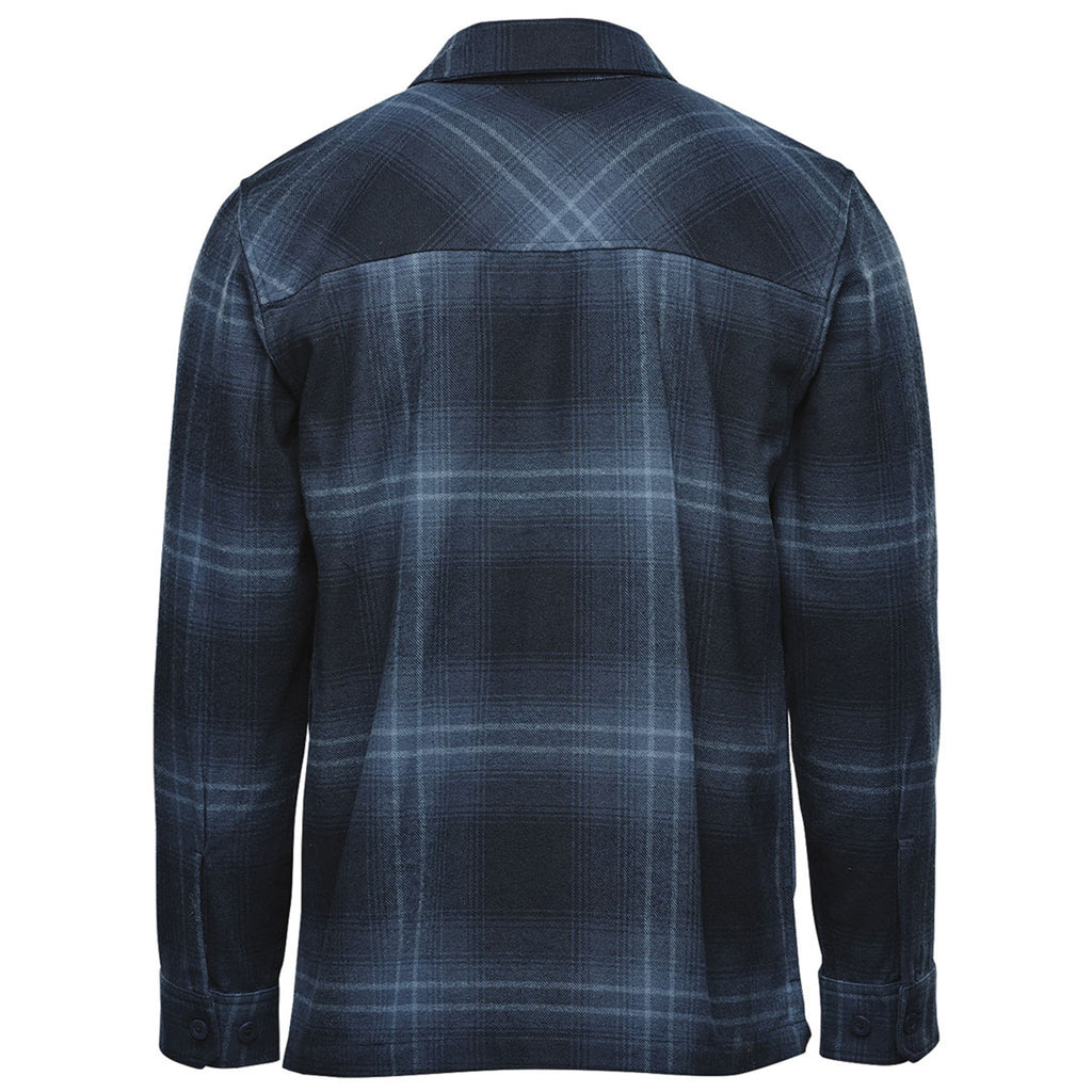 Stormtech Men's Midnight/Dusk Highland Plaid Shacket