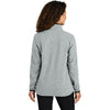 Carhartt Women's Heather Grey Textured Full-Zip Fleece Jacket