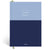 Papier Blue/Navy Colorblock Daily Planner