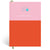 Papier Pink/Red Colorblock Travel Journal