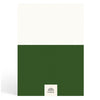 Papier Dark Green Demi Lined Notebook