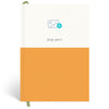 Papier Orange Demi Plain Notebook