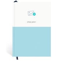 Papier Mid Blue Demi Recipe Journal