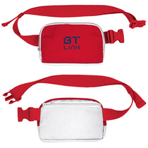 Pop Promos Red/White Recycled Canvas Crossbody bag