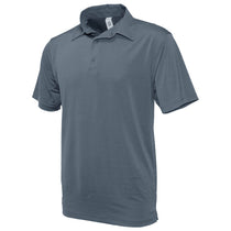 BAW Men's Charcoal Horizon Spandex Polo