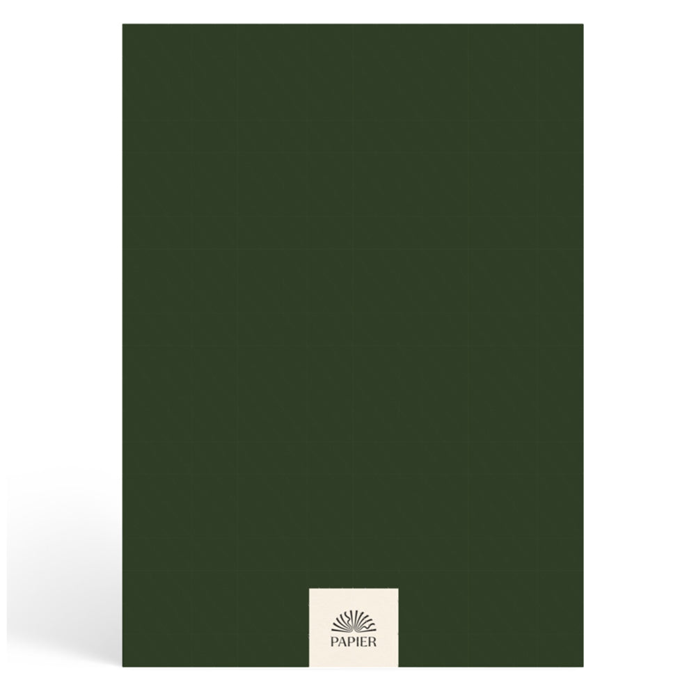 Papier Dark Green Joy Lined Notebook