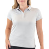 AndersonOrd Women's Platinum Heather Gamer Polo