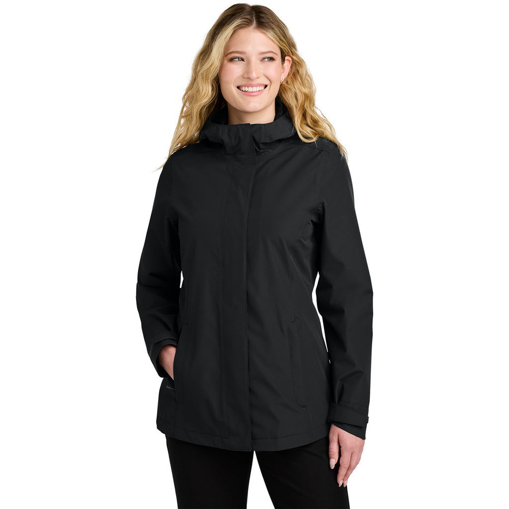 Port Authority Women s Deep Black C FREE Rain Jacket