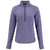 Cutter & Buck Women's College Purple Heather Peshastin Eco Recycled Half Zip Pullover