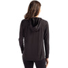 Cutter & Buck Women's Black Coastline Epic Comfort Eco Recycled Hooded Shirt