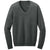 Port Authority Women's Charcoal Heather Easy Care V-Neck Sweater