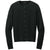 Port Authority Women's Deep Black Easy Care Crewneck Cardigan Sweater