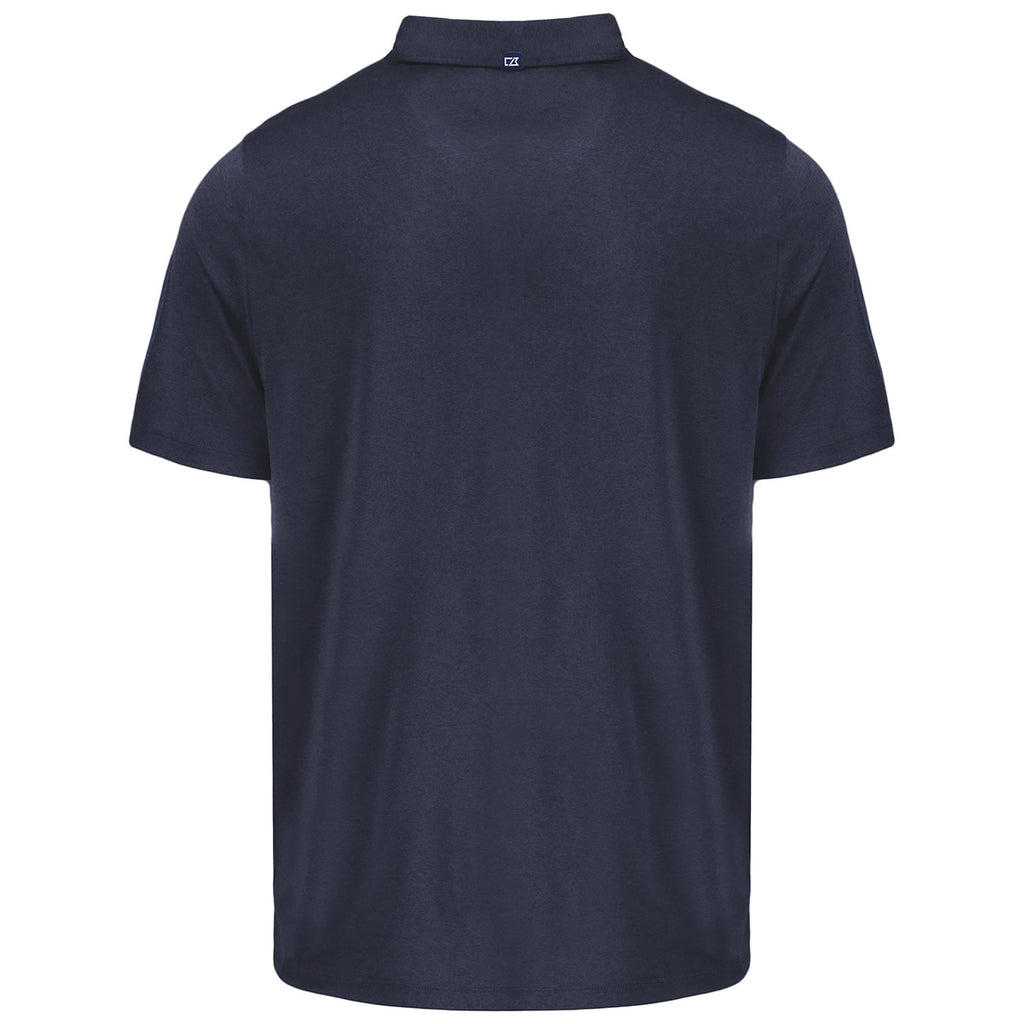 Cutter & Buck Men's Navy Blue Coastline Epic Comfort Eco Recycled Polo