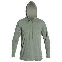 ANETIK Men's Dark Olive Heathered Low Pro Tech Hooded T-Shirt