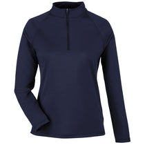 North End Women's Classic Navy Revive Coolcore Quarter Zip