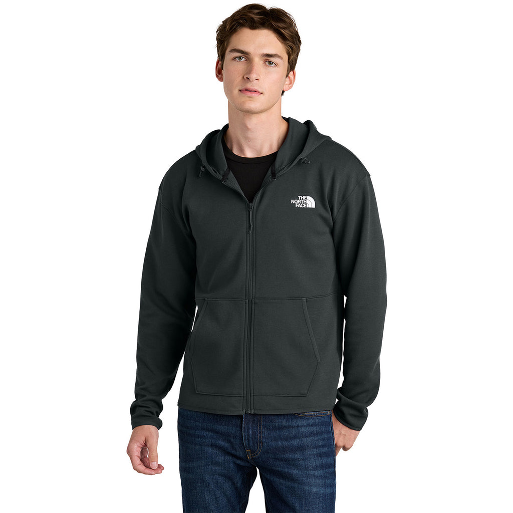 North face grey zip hoodie sale