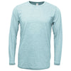 BAW Unisex Arctic Blue Soft-Tek Blend Long Sleeve Shirt