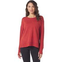 Glyder Women's Brick Red Lounge Long Sleeve